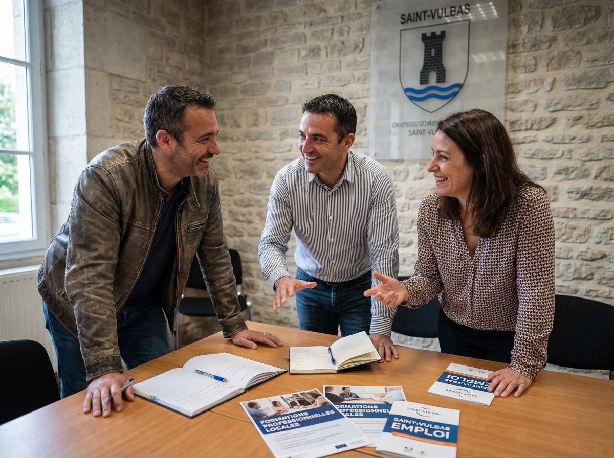 Groupe de personnes discutant autour d